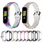 SM-R220 สายซิลิโคนพิมพ์ลาย สำหรับ Samsung Galaxy Fit 2