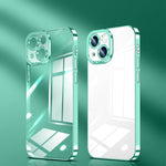 Crystal Plated High Transparency Phone Case, For iPhone 12, For iPhone 12 Pro, For iPhone 12 Pro Max, For iPhone 11
