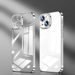 Crystal Plated High Transparency Phone Case, For iPhone 12, For iPhone 12 Pro, For iPhone 12 Pro Max, For iPhone 11