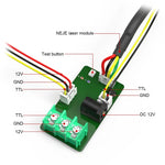 ชุดโมดูลเครื่องแกะสลักเลเซอร์ NEJE A40640 40W 450nm, A40640