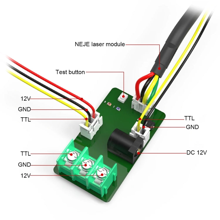 ชุดโมดูลเครื่องแกะสลักเลเซอร์ NEJE A40640 40W 450nm, A40640