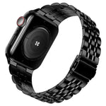 สายสแตนเลสสตีลบางพิเศษแบบเม็ดเจ็ด สำหรับ Apple Watch Series, 7 45มม. / 6&SE&5&4 44มม. / 3&2&1 42มม., 7 41มม. / 6&SE&5&4 40มม. / 3&2&1 38มม.