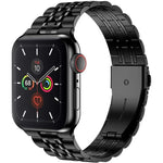 สายสแตนเลสสตีลบางพิเศษแบบเม็ดเจ็ด สำหรับ Apple Watch Series, 7 45มม. / 6&SE&5&4 44มม. / 3&2&1 42มม., 7 41มม. / 6&SE&5&4 40มม. / 3&2&1 38มม.