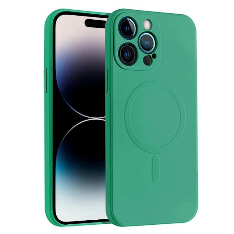 Liquid Silicone Full Coverage Magsafe Phone Case, For iPhone 14, For iPhone 14 Plus, For iPhone 14 Pro, For iPhone 14 Pro Max