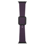 สายซิลิโคนหัวเข็มขัดสี่เหลี่ยมสีดำ สำหรับ Apple Watch Series, 7 45มม. / 6&SE&5&4 44มม. / 3&2&1 42มม., 7 41มม. / 6&SE&5&4 40มม. / 3&2&1 38มม.