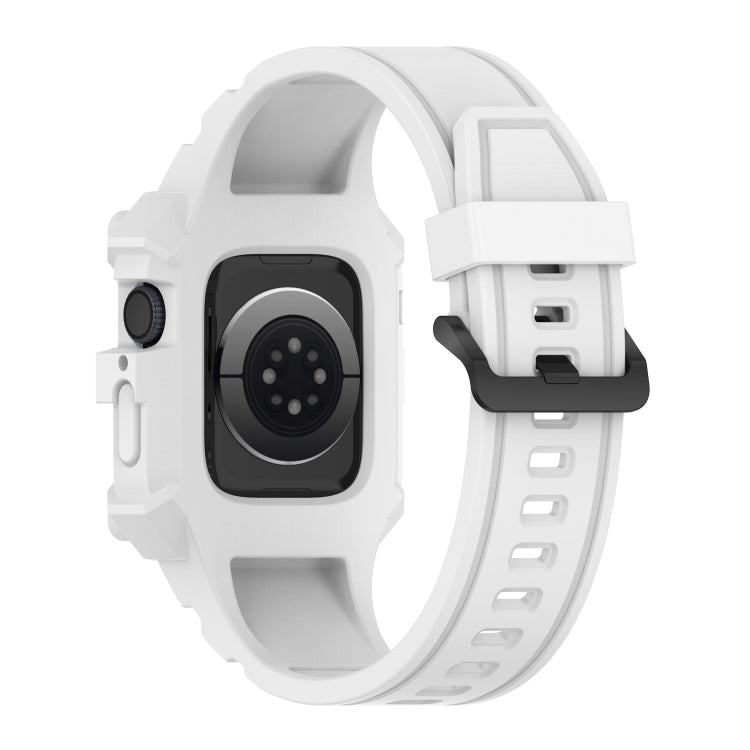 สายซิลิโคนแบบบูรณาการสำหรับ Apple Watch Series, 7 45มม. / 6&SE&5&4 44มม. / 3&2&1 42มม., 7 41มม. / 6&SE&5&4 40มม. / 3&2&1 38มม.