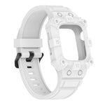 สายซิลิโคนแบบบูรณาการสำหรับ Apple Watch Series, 7 45มม. / 6&SE&5&4 44มม. / 3&2&1 42มม., 7 41มม. / 6&SE&5&4 40มม. / 3&2&1 38มม.