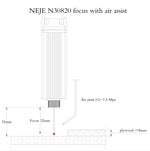 เครื่องแกะสลักเลเซอร์ NEJE MASTER 3 พร้อมโมดูลเลเซอร์ N30820, MASTER 3 พร้อม N30820 (ปลั๊ก EU), MASTER 3 พร้อม N30820 (ปลั๊ก US)