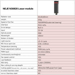 เครื่องแกะสลักเลเซอร์ NEJE MASTER 3 พร้อมโมดูลเลเซอร์ N30820, MASTER 3 พร้อม N30820 (ปลั๊ก EU), MASTER 3 พร้อม N30820 (ปลั๊ก US)