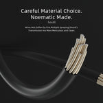 CVJ V2 สายหูฟังทองแดงบริสุทธิ์ 3.5 มม. แบบข้อศอกยาว 1.25 ม., 0.75 มม. ไม่มีไมค์, 0.78 มม. ไม่มีไมค์, 0.75 มม. พร้อมไมค์, 0.78 มม. พร้อมไมค์