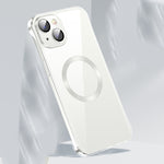 Frameless Glass CD MagSafe Case, For iPhone 14, For iPhone 14 Plus, For iPhone 14 Pro, For iPhone 14 Pro Max