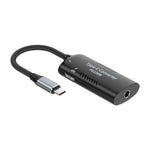 อะแดปเตอร์มัลติฟังก์ชัน + Type-C + USB หญิง ถึง Type-C, DC5521 / 5525, DC7406, DC7909, พอร์ตสี่เหลี่ยม