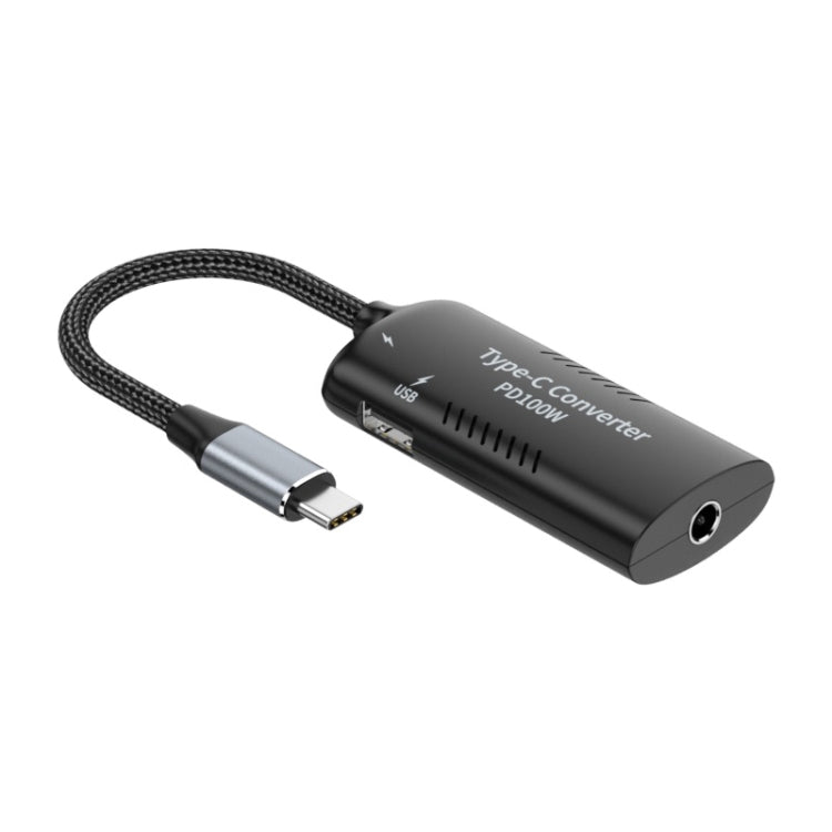 อะแดปเตอร์มัลติฟังก์ชัน + Type-C + USB หญิง ถึง Type-C, DC5521 / 5525, DC7406, DC7909, พอร์ตสี่เหลี่ยม