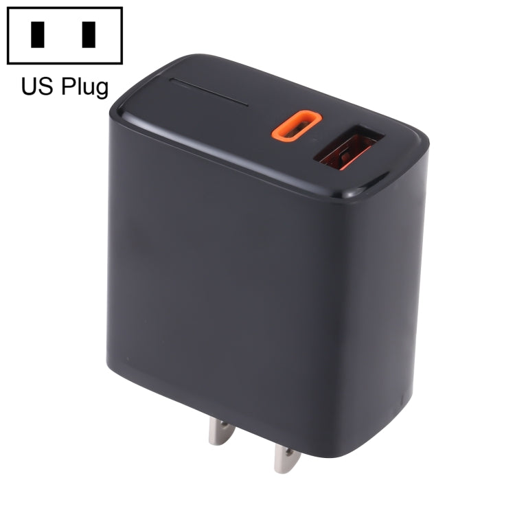 LZ-1130 PD 20W Type-C+QC 3.0 USB ชาร์จเร็ว, ปลั๊ก EU 20W, ปลั๊ก US 20W
