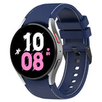 สายซิลิโคนลายหนัง สำหรับ Samsung Galaxy Watch5 / Watch5 Pro / Watch4
