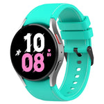สายซิลิโคนลายหนัง สำหรับ Samsung Galaxy Watch5 / Watch5 Pro / Watch4