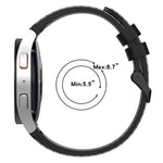 สายซิลิโคนลายหนัง สำหรับ Samsung Galaxy Watch5 / Watch5 Pro / Watch4