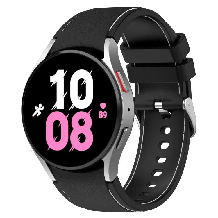 สายซิลิโคนลายหนังสากล สำหรับ Samsung Galaxy Watch5 / Watch5 Pro / Watch4