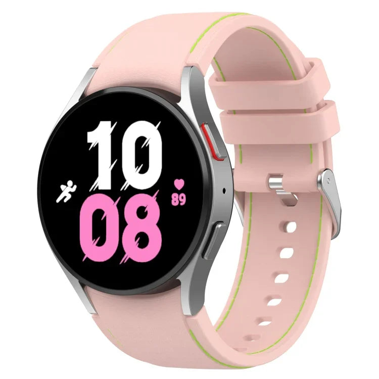 สายซิลิโคนลายหนังสากล สำหรับ Samsung Galaxy Watch5 / Watch5 Pro / Watch4