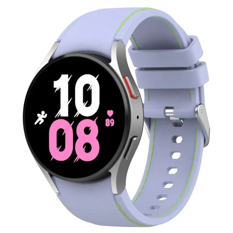 สายซิลิโคนลายหนังสากล สำหรับ Samsung Galaxy Watch5 / Watch5 Pro / Watch4