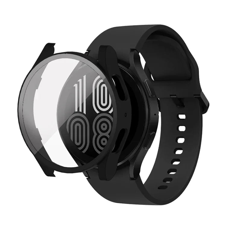 เคสกันนาฬิกาแบบรวม PC + กระจกนิรภัย สำหรับ Samsung Galaxy Watch5 ขนาด 40 มม. และ 44 มม.