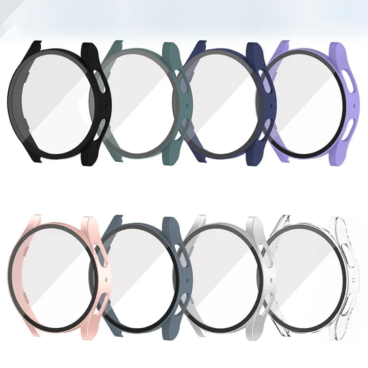 เคสกันนาฬิกาแบบรวม PC + กระจกนิรภัย สำหรับ Samsung Galaxy Watch5 ขนาด 40 มม. และ 44 มม.