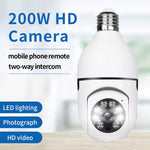 กล้องหลอดไฟ A6 2MP HD WiFi รองรับการตรวจจับการเคลื่อนไหว/เสียงสองทาง/กลางคืน/TF Card, ไม่มีเมมโมรี่การ์ด