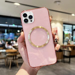 CD Texture MagSafe TPU Phone Case, For iPhone 11, For iPhone 11 Pro, For iPhone 11 Pro Max