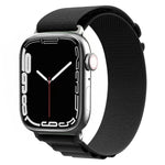 สายรัดนาฬิกาไนลอน สำหรับ Apple Watch Series 8&7 45mm / SE 2&6&SE&5&4 44mm / 3&2&1 42mm, สำหรับ Apple Watch tra Series 8&7 45mm / SE 2&6&SE&5&4 44mm / 3&2&1 42mm