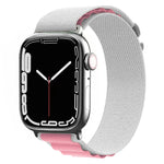 สายรัดนาฬิกาไนลอน สำหรับ Apple Watch Series 8&7 45mm / SE 2&6&SE&5&4 44mm / 3&2&1 42mm, สำหรับ Apple Watch tra Series 8&7 45mm / SE 2&6&SE&5&4 44mm / 3&2&1 42mm