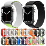 สายรัดนาฬิกาไนลอน สำหรับ Apple Watch Series 8&7 45mm / SE 2&6&SE&5&4 44mm / 3&2&1 42mm, สำหรับ Apple Watch tra Series 8&7 45mm / SE 2&6&SE&5&4 44mm / 3&2&1 42mm