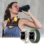 สายรัดนาฬิกาไนลอน สำหรับ Apple Watch Series 8&7 45mm / SE 2&6&SE&5&4 44mm / 3&2&1 42mm, สำหรับ Apple Watch tra Series 8&7 45mm / SE 2&6&SE&5&4 44mm / 3&2&1 42mm