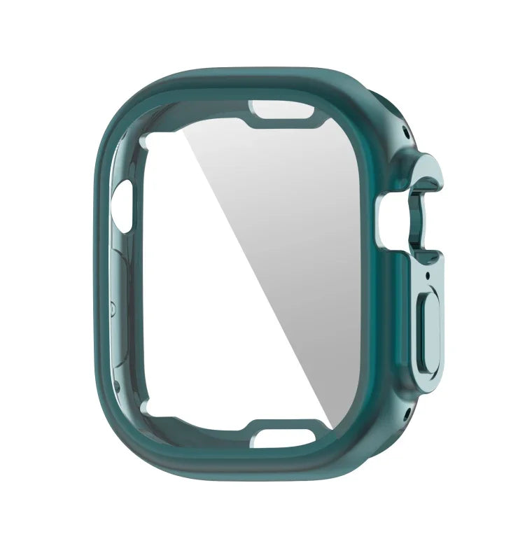 เคส TPU ฟิล์ม PET สำหรับ Apple Watch Ultra 1 / 2 / 3 ขนาด 49 มม.