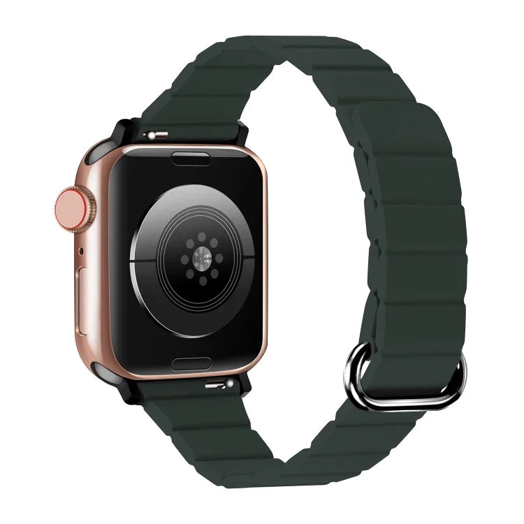 Reverse Buckle Magnetic Watch Band, For Apple Watch Series 8&7 45mm / SE 2&6&SE&5&4 44mm, For Apple Watch Series 8&7 41mm / SE 2&6&SE&5&4 40mm