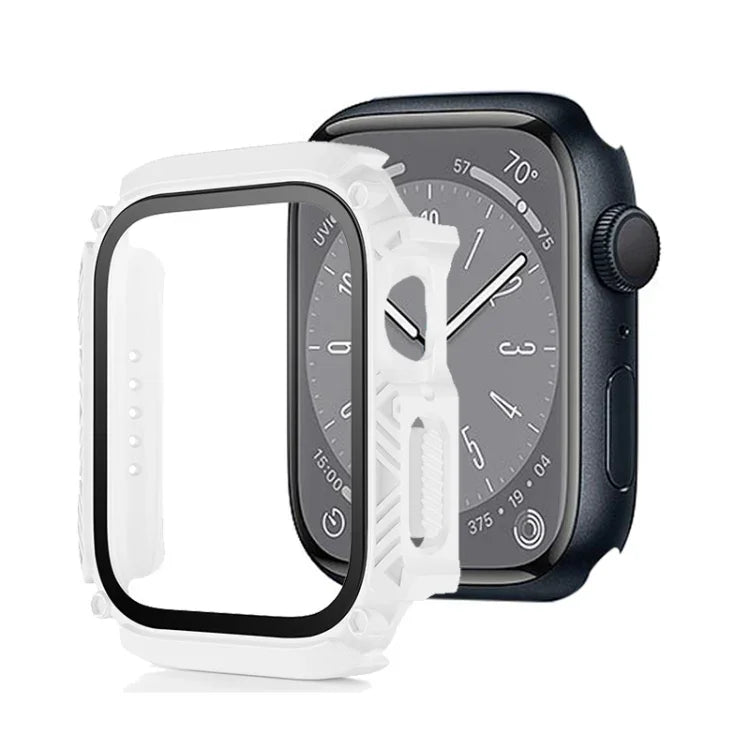 เคสกันน้ำแบบฟิล์มกระจกนิรภัยสำหรับหน้าจอ สำหรับ Apple Watch Series 9 / 8 / 7 ขนาด 45 มม. สำหรับ Apple Watch Series 9 / 8 / 7 ขนาด 41 มม.