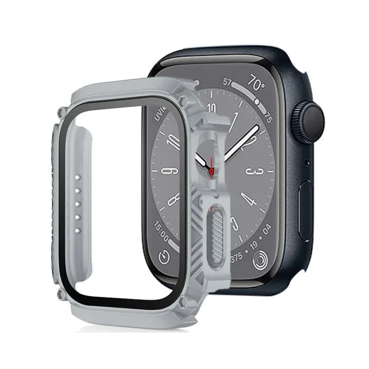 เคสกันน้ำแบบฟิล์มกระจกนิรภัยสำหรับหน้าจอ สำหรับ Apple Watch Series 9 / 8 / 7 ขนาด 45 มม. สำหรับ Apple Watch Series 9 / 8 / 7 ขนาด 41 มม.