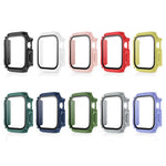 เคสกันน้ำแบบฟิล์มกระจกนิรภัยสำหรับหน้าจอ สำหรับ Apple Watch Series 9 / 8 / 7 ขนาด 45 มม. สำหรับ Apple Watch Series 9 / 8 / 7 ขนาด 41 มม.