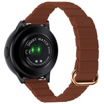 สายหนังขนาด 22 มม. แบบหัวเข็มขัดแม่เหล็ก สำหรับ Samsung Galaxy Watch3 ขนาด 45 มม.