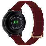 สายหนังขนาด 22 มม. แบบหัวเข็มขัดแม่เหล็ก สำหรับ Samsung Galaxy Watch3 ขนาด 45 มม.