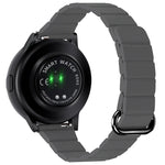 สายหนังขนาด 22 มม. แบบหัวเข็มขัดแม่เหล็ก สำหรับ Samsung Galaxy Watch3 ขนาด 45 มม.