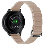 สายหนังขนาด 22 มม. แบบหัวเข็มขัดแม่เหล็ก สำหรับ Samsung Galaxy Watch3 ขนาด 45 มม.