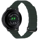 สายหนังขนาด 22 มม. แบบหัวเข็มขัดแม่เหล็ก สำหรับ Samsung Galaxy Watch3 ขนาด 45 มม.