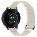 สายหนังขนาด 22 มม. แบบหัวเข็มขัดแม่เหล็ก สำหรับ Samsung Galaxy Watch3 ขนาด 45 มม.