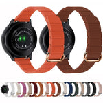 สายหนังขนาด 22 มม. แบบหัวเข็มขัดแม่เหล็ก สำหรับ Samsung Galaxy Watch3 ขนาด 45 มม.