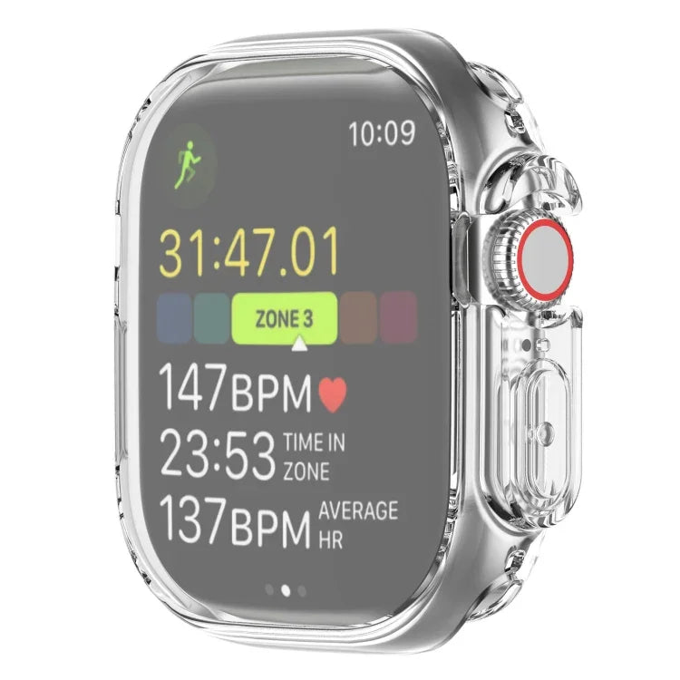 เคสป้องกัน TPU แบบใสครอบคลุม สำหรับ Apple Watch Ultra 1 / 2 / 3 ขนาด 49 มม. สำหรับ Apple Watch Ultra 1 / 2 / 3 ขนาด 49 มม.
