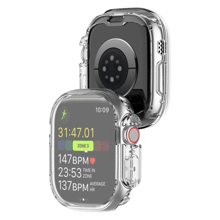 เคสป้องกัน TPU แบบใสครอบคลุม สำหรับ Apple Watch Ultra 1 / 2 / 3 ขนาด 49 มม. สำหรับ Apple Watch Ultra 1 / 2 / 3 ขนาด 49 มม.