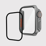 เคสฟิล์ม PC สำหรับ Apple Watch Series 9 / 8 / 7 ขนาด 45 มม. พร้อมปุ่มถอดได้ สำหรับ Apple Watch Series 9 / 8 / 7 ขนาด 45 มม.