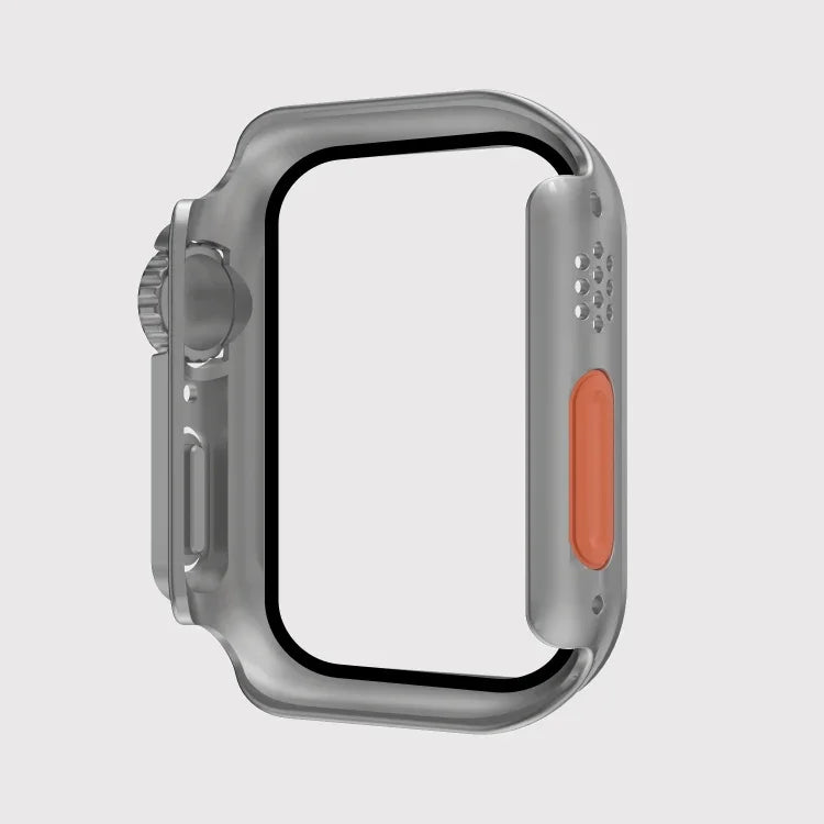 เคสฟิล์ม PC สำหรับ Apple Watch Series 9 / 8 / 7 ขนาด 45 มม. พร้อมปุ่มถอดได้ สำหรับ Apple Watch Series 9 / 8 / 7 ขนาด 45 มม.