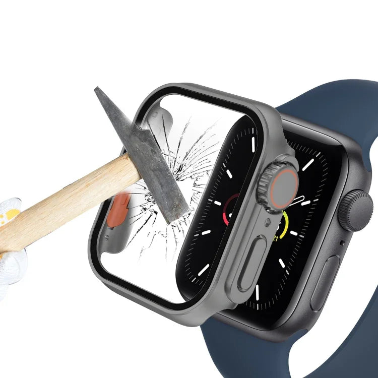 เคสฟิล์ม PC สำหรับ Apple Watch Series 9 / 8 / 7 ขนาด 45 มม. พร้อมปุ่มถอดได้ สำหรับ Apple Watch Series 9 / 8 / 7 ขนาด 45 มม.