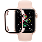เคสใส่นาฬิกา PC พร้อมฟิล์มกระจกนิรภัย สำหรับ Apple Watch Series SE 3&SE 2&6&SE&5&4 44mm, สำหรับ Apple Watch Series SE 3&SE 2&6&SE&5&4 40mm